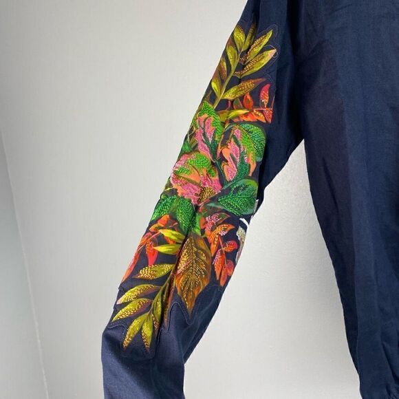 AGUA BENDITA SWIMWEAR BENDITO MARINA EMBROIDERED BLOUSE - Picture 6 of 10